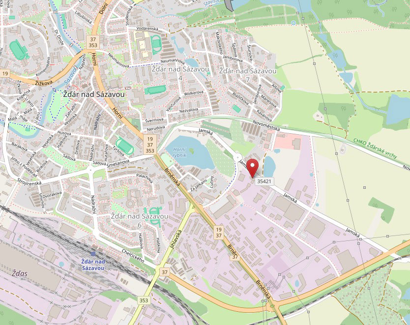RS proquality s.r.o. - mapa